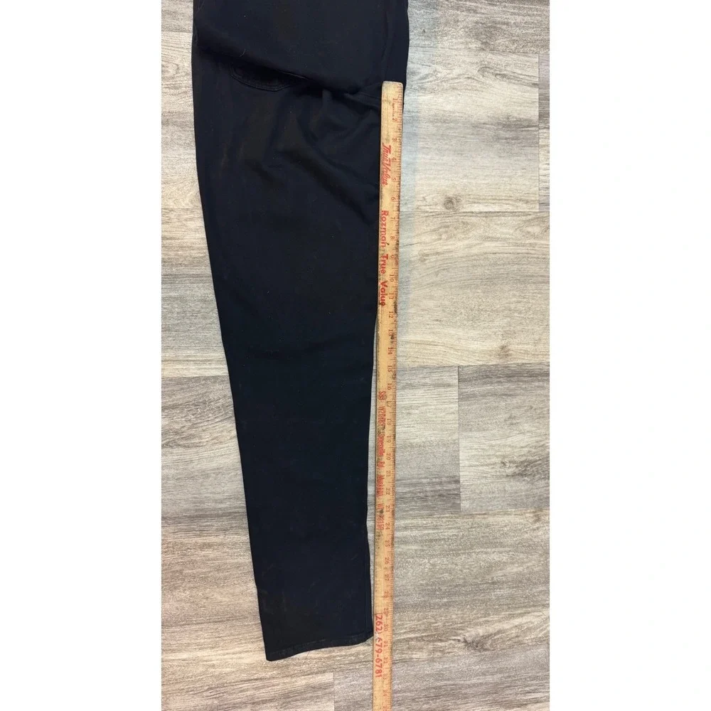 AG Adriano Goldschmied The Stilt Cigarette Leg Black‎ Jeans Womens Size 32R